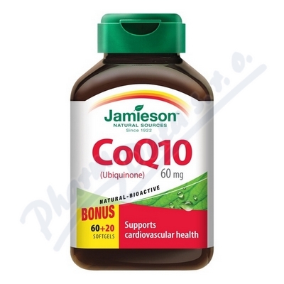 JAMIESON Koenzym Q10 60 mg cps.60+20