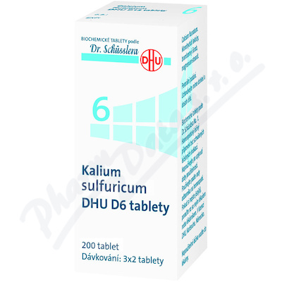 Kalium sulfuricum DHU D5-D30 tbl.nob.200