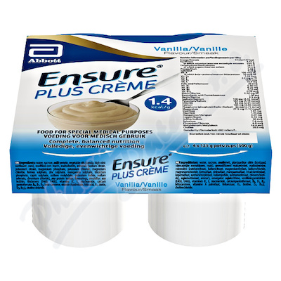 Ensure Plus Creme vanilková přích.por.sol.4x125g