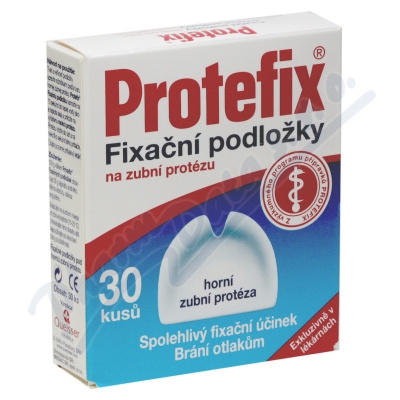 Protefix Fixační podložky - horní zub.prot.30ks