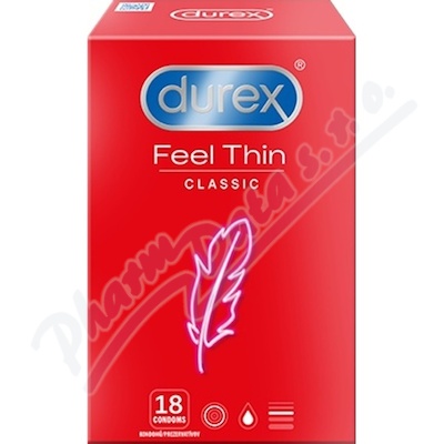 Prezervativ DUREX Feel Thin Classic 18ks
