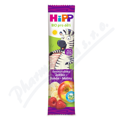 HiPP Ovocná tyčinka Jablko-Banán-Maliny BIO 1r 23g